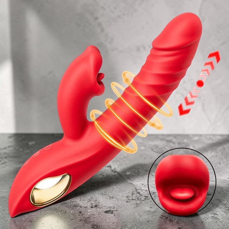 Thrusting Biting Mouth Vibrator