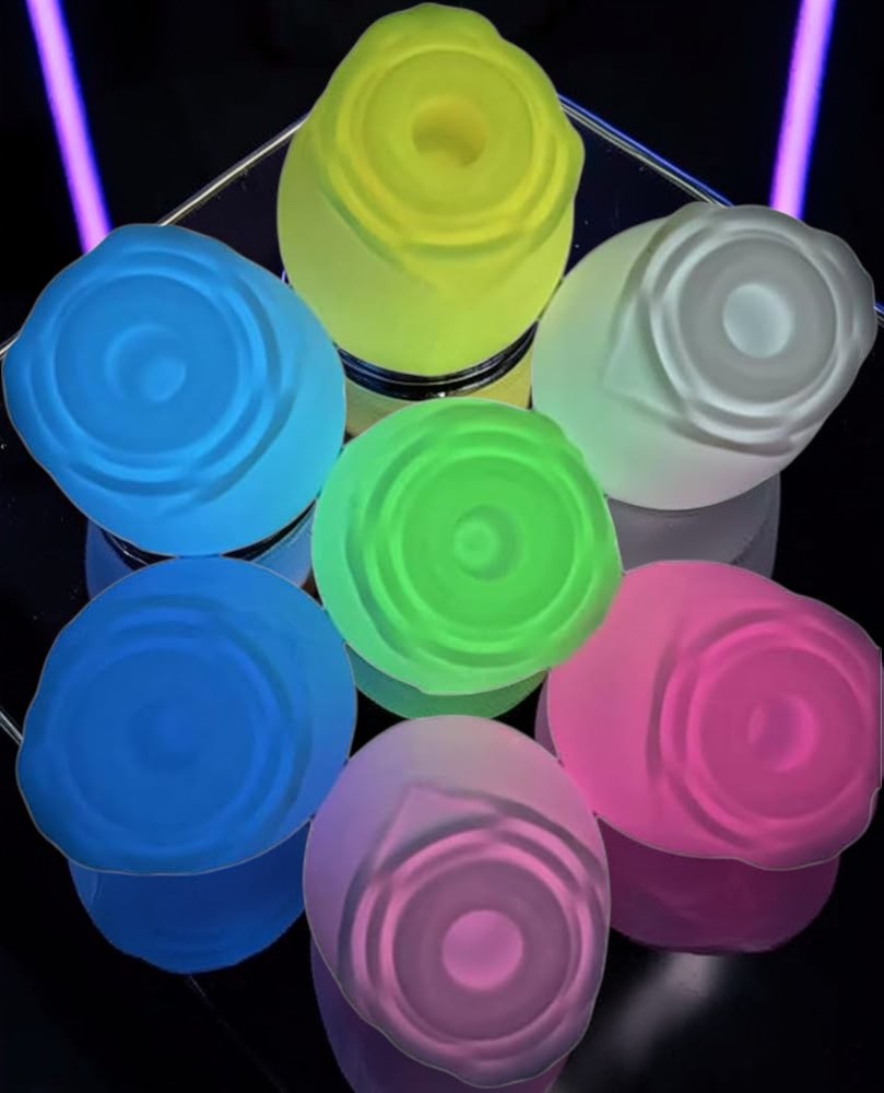 Glow in the Dark Rose(Lemon, White)