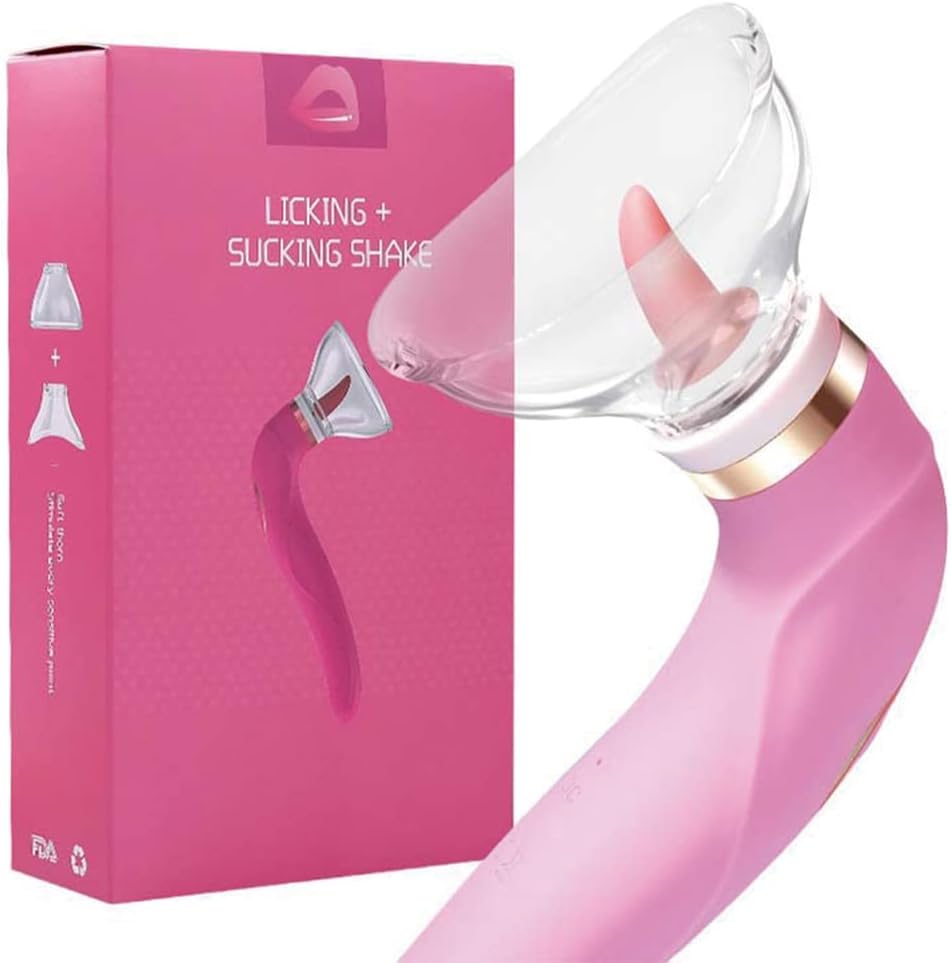 Mini Licking + Sucking Shake Sucker (Pink, Purple)