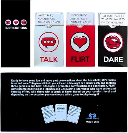 Talk Flirt Dare Cards
