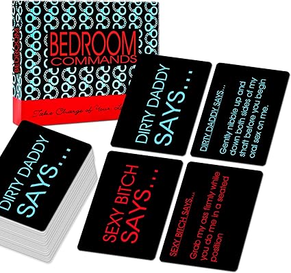 Bedroom Commands Card Game