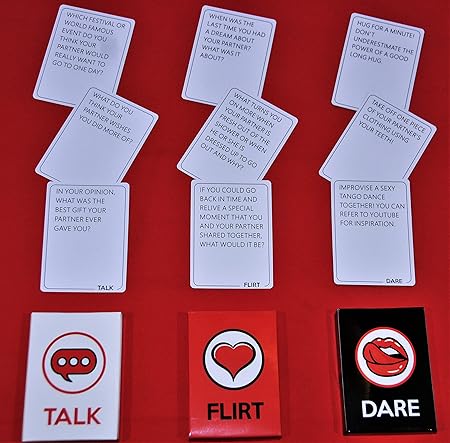 Talk Flirt Dare Cards