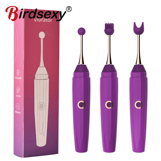 Vibrators For Women G spot Clitoris Stimulator Masturbation Mini High Frequency Vibration Magnetic Vibrator For Adult Sex Toys