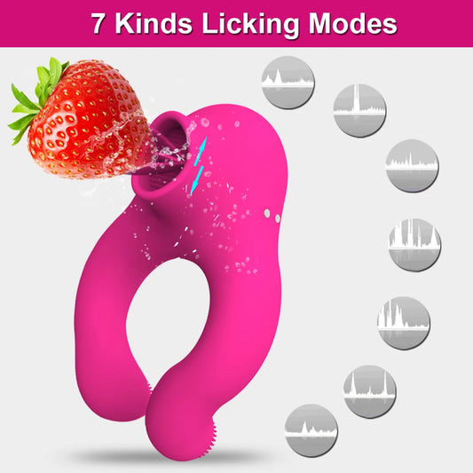 Vibrator For Women Penis Cock Ring Clitoral Stimulator Clit Sucker Delay Ejaculation Dick Enlarger Ring Sex Toys For Men Couples
