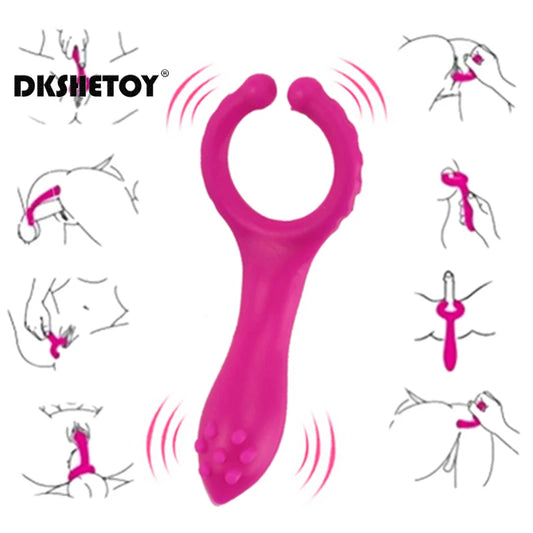 Vibrators sex toys for women g spot Clitoris stimulator Nipple ring magic wand thrusting female Masturbation vibrating sex shop