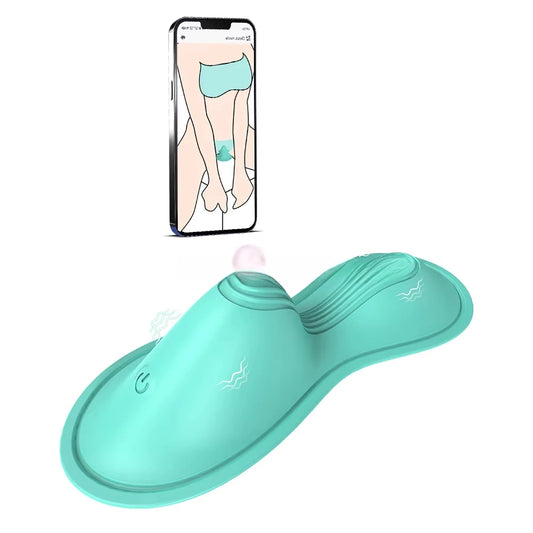Sitting Vibrators for Women Wholesale 2 in 1 Wearable Vibrators Ride-on Sex Toys App Dual Stimulate Clitoral and Anal Vibrators