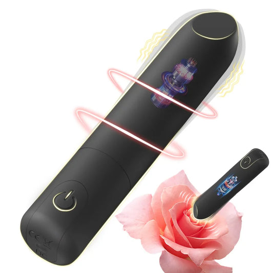 Vibrator with Inclined Tip，Used to Precisely Stimulate the Clitoris，Concealed Rechargeable Lip Balm，10 Vibration Mode