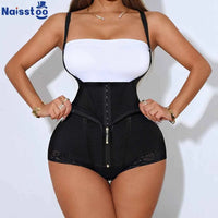 Naisstoo Colombian Girdles Shapers for Tummy Control Women Reducing and Shaping Bodysuit Waist Trainer Body Shaper Panties