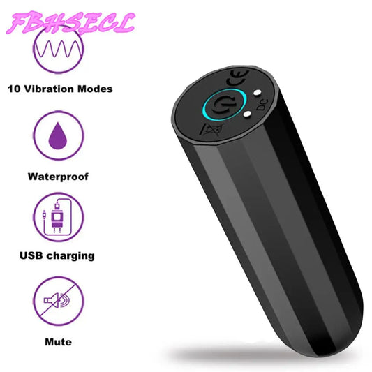 Bullet Vibrator 10 Frequency Strong Vibration Clitoris Stimulator Female Masturbator Sex Toys for Women Adult Sex Shop
