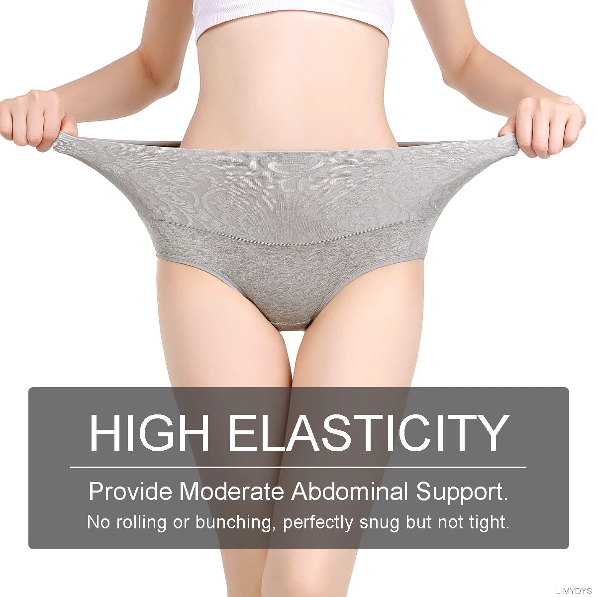 Cotton Women's Underwear for Women High Waisted Briefs Soft Ladies Panties Full Coverage Woman Underpants Lingeries Femme 4 Pack